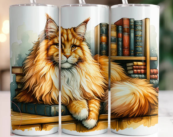 Cat Coon Book | Tumbler